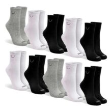 Kit 10 Pares De Meias Cano Médio Algodão Usee