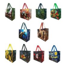 Kit 10 Sacolas Retornaveis Ecobag De Rafia – 35x40x18