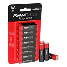 Kit 16 Pilhas Alcalina Pequena AA 2A 1.5v Cod: 408030014 Avant Use