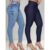 Kit 2 Calça Jeans Feminina Cintura Alta Com Lycra