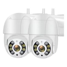 Kit 2 Camera De Segurança A8 App Yoosee Wifi Prova D’água Cor Branco Estary Shop