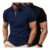 Kit 2 Camiseta Polo Manga Curta Com Ziper Masculina Canelada