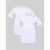 Kit 2 Camisetas Hering Masculino Branco Lobo G Lisa