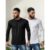 Kit 2 Camisetas Masculinas Manga Longa Algodão Premium