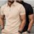 Kit 2 Camisetas Polo Manga Curta Ziper Masculina Canelada
