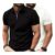 Kit 2 Camisetas Polo Manga Curta Ziper Masculina Canelada