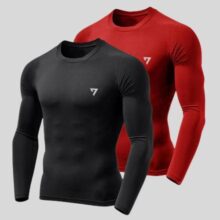 Kit 2 Camisetas Térmicas Masculina Segunda Pele Camisa Uv50