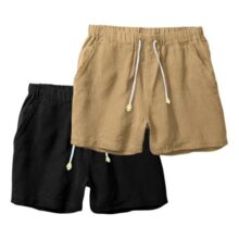 Kit 2 Shorts Linho Premium