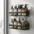 Kit 2 Suporte Shampoo Sabonete Banheiro Adesivo Parede Luxo Preto