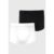 Kit 2pçs Cueca Hering Boxer Liso BrancoPreto