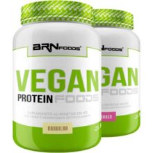 Kit 2x Vegan Protein Baunilha e Morango 2kg – BRN Foods