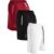Kit 3 Bermuda Esportiva Masculina Tactel Com Elastano Shorts Com Bolso Anti Areia, Tamanhos P, M, G e GG