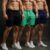 Kit 3 Bermuda Masculino Short Academia Tactel Praia Elastano