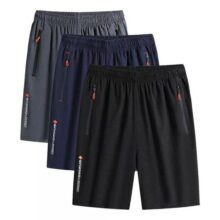 Kit  3 Bermudas Dry Fit De Seda Gelada | Esportivas Premium