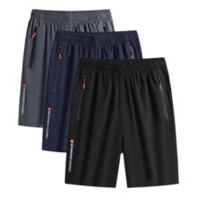 Kit  3 Bermudas Dry Fit De Seda Gelada | Esportivas Premium