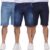 Kit 3 Bermudas Jeans Masculina Clycra Elastano
