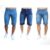 Kit 3 Bermudas Jeans Masculina Lycra Black Friday Top Show