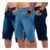 Kit 3 Bermudas Jeans Masculina Lycra Elastano Jeans Sortidos Liso 42
