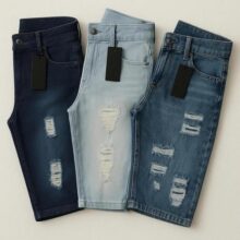 Kit 3 Bermudas Masculinas Verão Rasgada Moda Premium