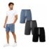 Kit 2 Shorts Linho Masculina Bermuda Estilo Mauricinho Leve