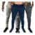 Kit 3 Calça Masculina Sarja Slim Alfaitaria Esporte Fino