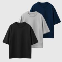 Kit 3 Camisas Oversized Streetwear