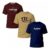 Kit 3 Camisas Texas Country Masculina Variáveis 100% Algodão