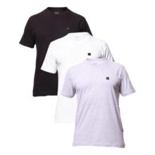 Kit 3 Camisetas Casual Masc Patch 2.0 Tee Em Algodão Oakley