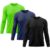 Kit 3 Camisetas Masculina Manga Longa Térmica Proteção Solar UV Dry Fit Segunda Pele X