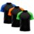 Kit 3 Camisetas Masculina Raglan Dry Fit Proteção Solar Uv Básica Lisa Treino