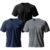 Kit 3 Camisetas Plus Size Masculinas Dry Fit Academia Verão