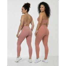 Kit 3 Conjuntos 1 Calça Legging + 2 Top Alça Roupa Feminina