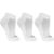 Kit 3 Pares Meia Cano Curto Trifil Algodão Respirável Esportivo Unissex