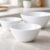 Kit 3 Saladeira De Vidro Opaline 3 Peças Branco – Nadir