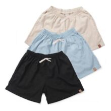 Kit 3 Short Linho Mauricinho Premium Masculino Bermuda Verão