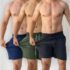 Kit 4 Shorts Masculino Praia Tactel Academia C Lycra Bermuda