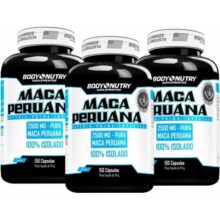 Kit 3x Maca Peruana Premium 2500mg 100% Pura Pote 150 Cápsulas Matéria Prima Importada Para Homens e Mulheres | Energia Resistência