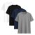 Kit 4 Camisas Camiseta Básica Lisa 100% Algodão Premium 30.1