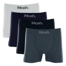 Kit 4 Cuecas Boxer Microfibra Sem Costura Mash