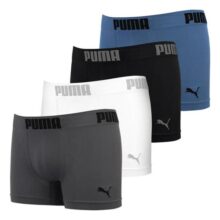 Kit 4 Cuecas Boxer Puma Sem Costura Microfibra Original
