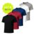 Kit 5 Camisa Termica Academia Dry Fit Malha Fria Masculina