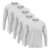 Kit 5 Camiseta Manga Longa Masculina Slim Algodão 30.1 Zaroc