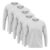 Kit 5 Camiseta Manga Longa Masculina Slim Algodão 30.1 Zaroc