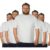 Kit 5 Camiseta Plus Size Masculina Algodão Basica Lisa Camisa G1 G2 G3 G4