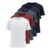 Kit 5 Camisetas Básicas Masculina Dry Fit Lisa Tradicional