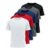 Kit 5 Camisetas Básicas Masculina Dry Fit Lisa Tradicional