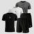 Kit 5 Camisetas Dry All Black Alpha