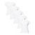 Kit 5 Camisetas Manga Curta Feminina Branca Hering
