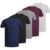 Kit 5 Camisetas Masculinas Slim Gola Algodão Premium Coloridas by ZAROC
