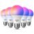 Kit 5 Lampadas Led Smart Inteligente Wi-fi 2.4 GHz Alexa google 10w RGB E27 110v/220v Cod: 290028177-5 Neo Avant